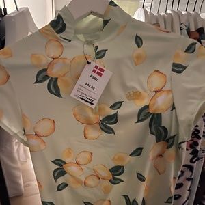 Women's Kastel s/s 1/2 zip tee